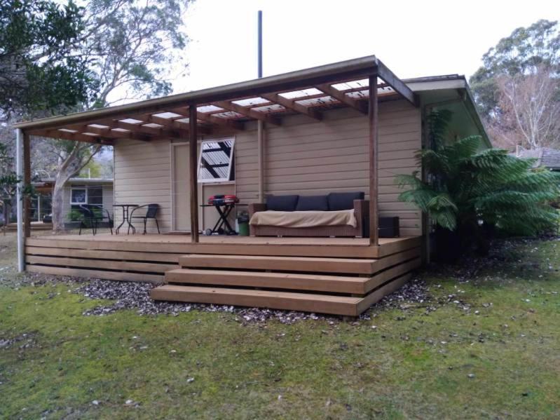 Russell Falls Holiday Cottages National Park Esterno foto
